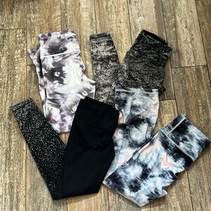 Lot of 4 Elation style leggings